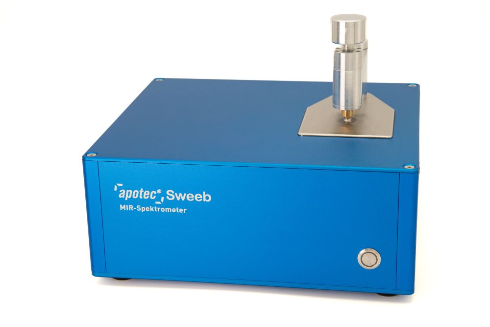apotec Sweeb MIR spectrometer for the pharmacy